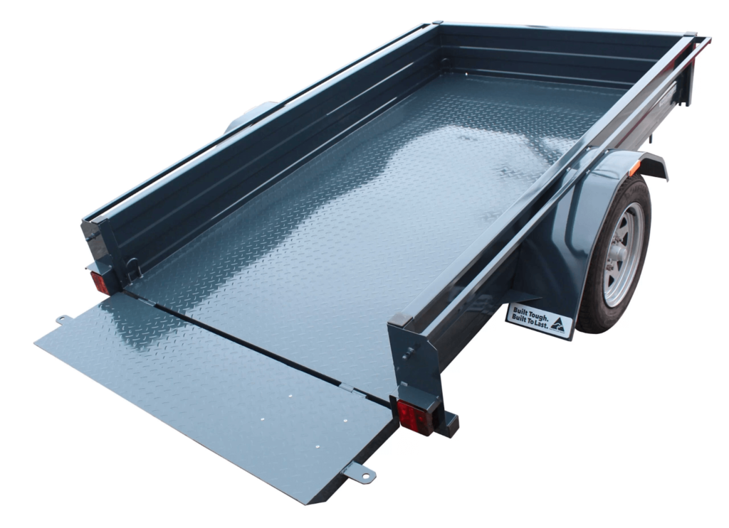 Golf Buggy Trailer featuring solid tailgate ramp