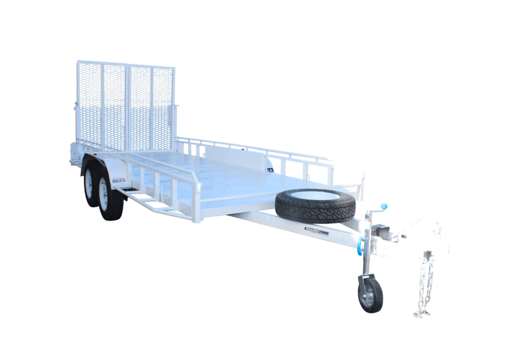 Painted Tandem Axle Toy Hauler Trailer
