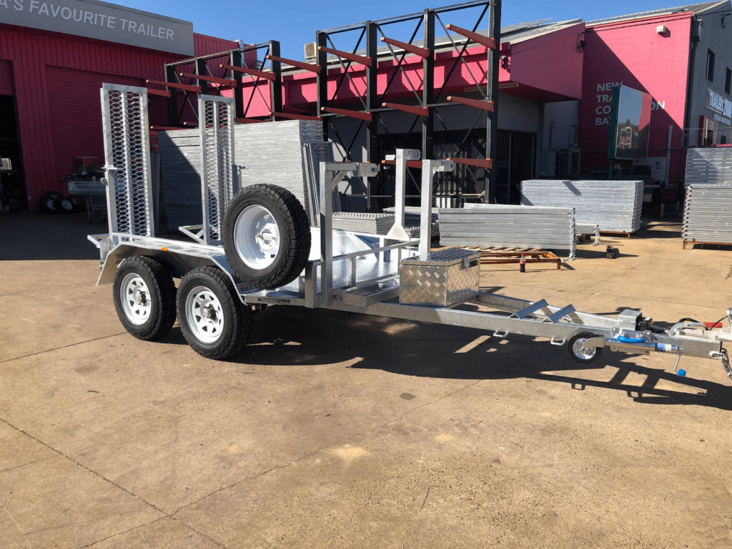 3200kg Custom GVM Plant Trailer with Auger Rack