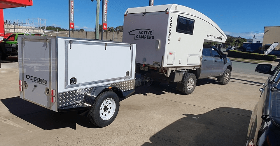 7x4 Off Road Enclosed trailer