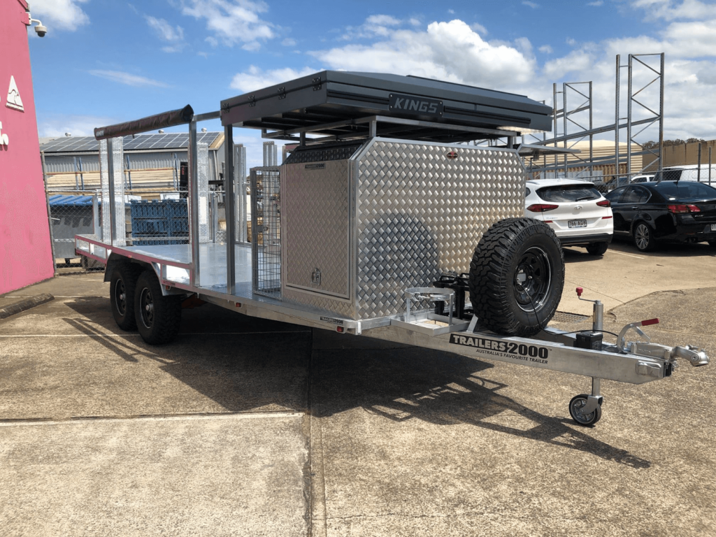 Custom Toy Hauler Designed and Manufactured by Trailers 2000