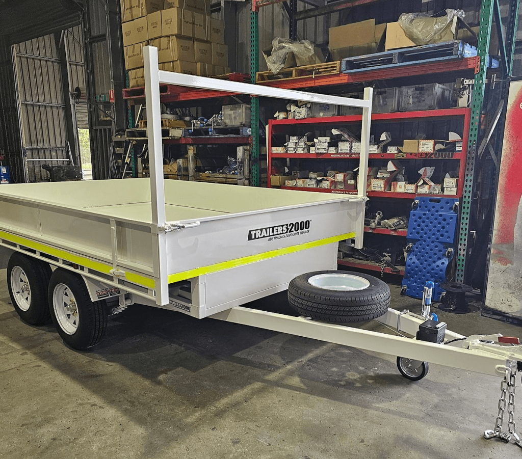 Trailers2000 Custom Heavy Duty Mine Spec Flat Deck Tandem Trailer