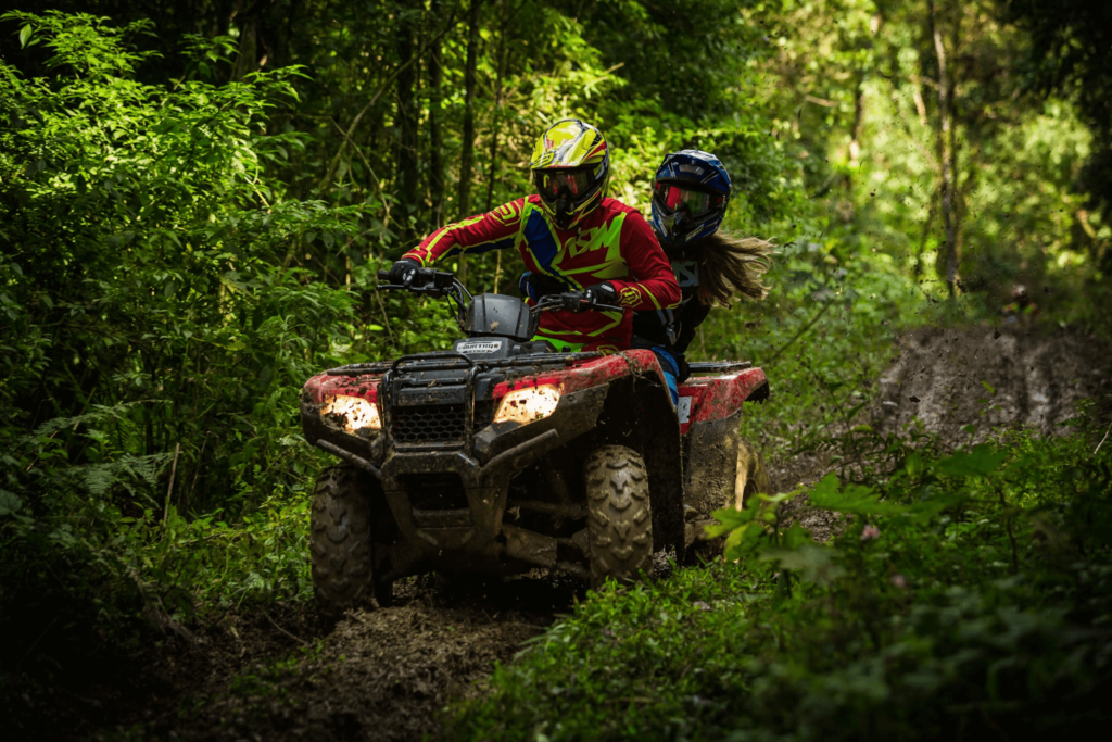 Heavy duty off road custom trailer for quad bikes