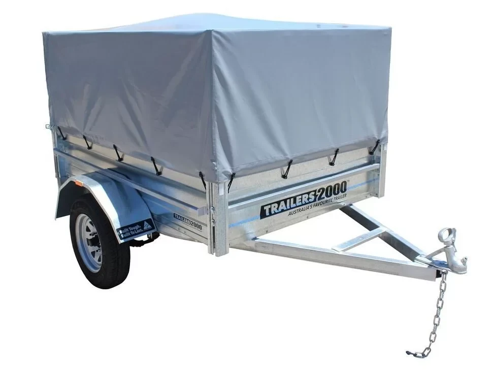 garden trailers with a cover 